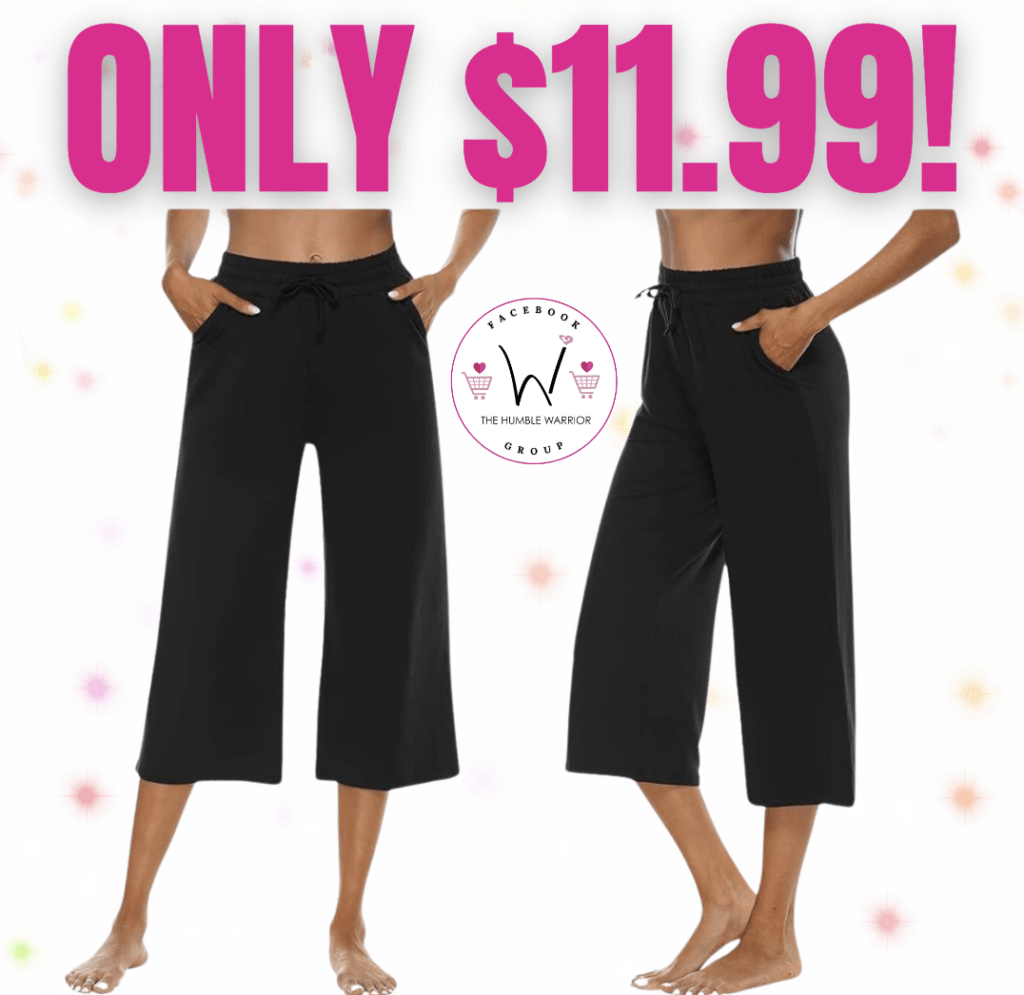 Gaimoliso Wide Leg Capri Yoga Pants!